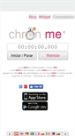 Mobile Screenshot of cronometro-online.chronme.com