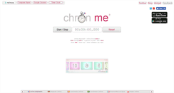 Desktop Screenshot of online-stopwatch.chronme.com