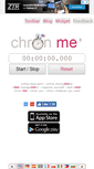 Mobile Screenshot of online-stopwatch.chronme.com
